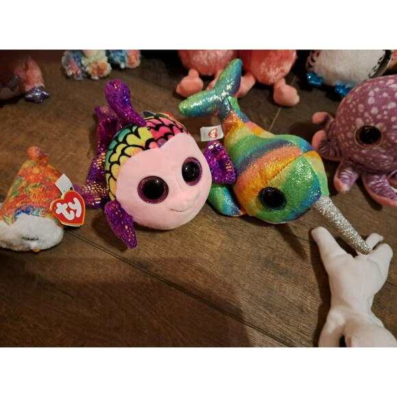 Stuffed animal, stuffie, TY Beanie Boos - KIPPER Brown Kangaroo 21 TOTAL - Picture 8 of 10